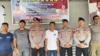 Satpolairud Polres Anambas Himbau Nelayan dan Warga Pesisir Waspada Cuaca Ekstrem.