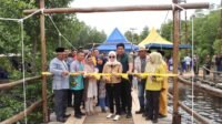 Jelang Tutup Tahun, Bupati Roby Resmikan Jembatan Sungai Lepan.