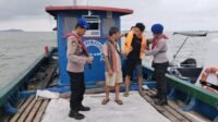 Satpolairud Polres Karimun Berikan Himbuan Cuaca Ekstrem ke Nelayan.