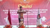 Kesbangpol Tanjungpinang Sebut Simulasi Pemungutan Suara Sangat Membantu KPPS.