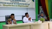 Bupati Roby Apresiasi Pembinaan Bagi Muallaf se Bintan.