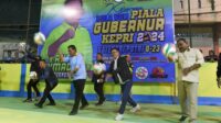 Ansar Buka Kejuaraan Gubernur Cup Bola Voli Kategori Putri U-23 Zona Tanjungpinang Tahun 2024.