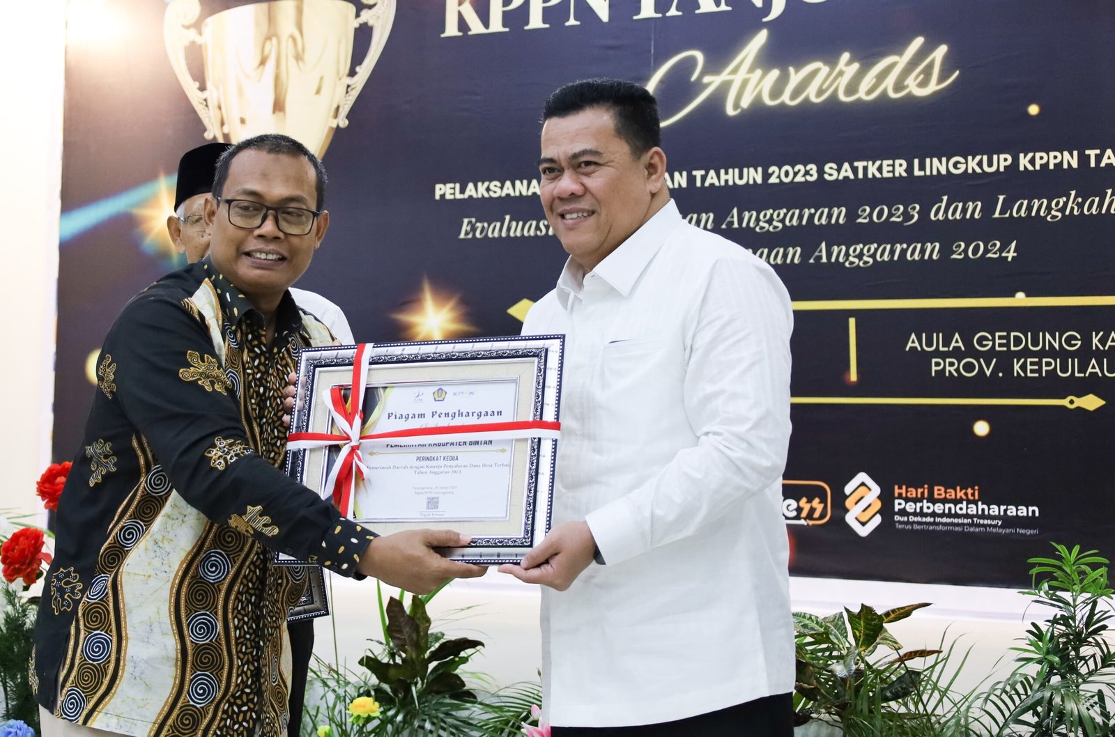 Pemkab Bintan Terima Penghargaan KPPN Tanjungpinang Award 2023