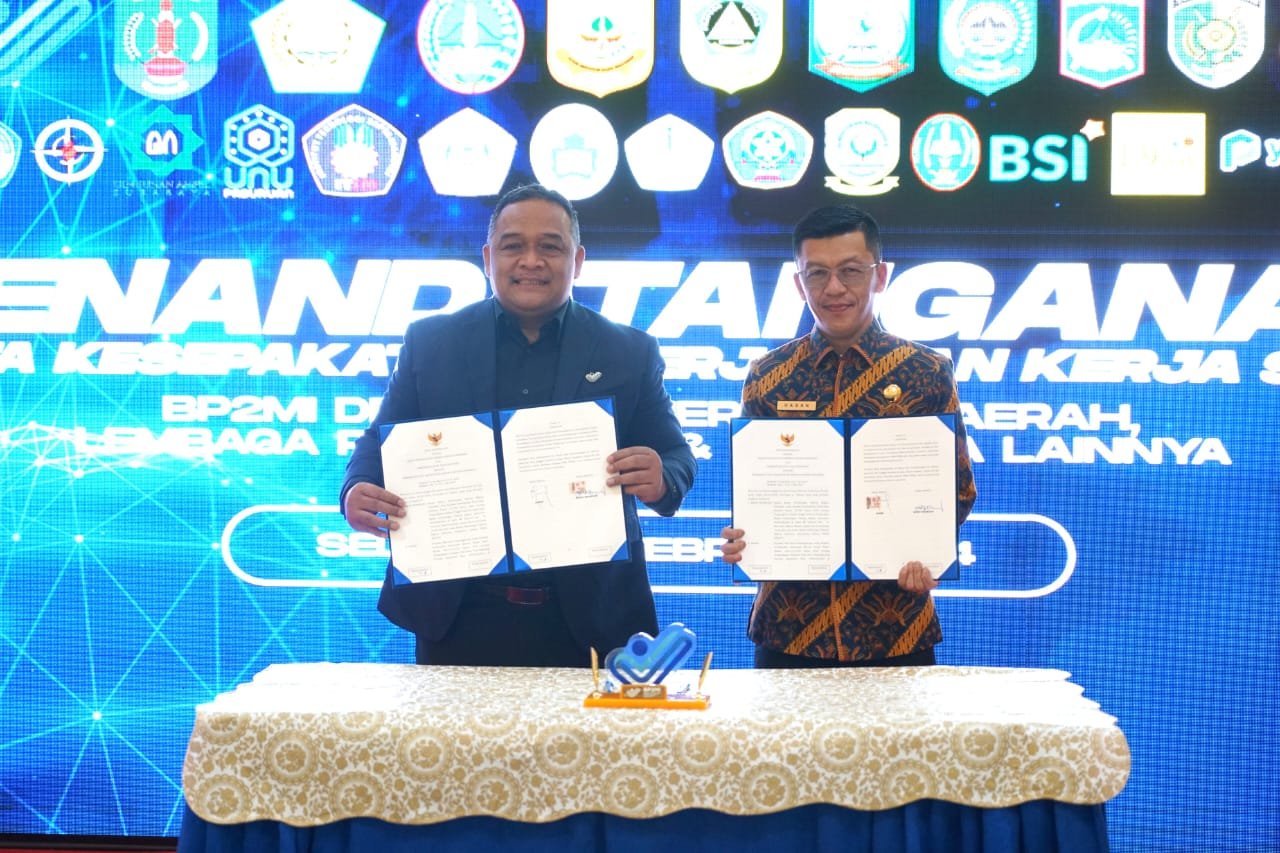 Lindungi PMI, Pj Wako Hasan Teken MoU Bersama BP2MI.