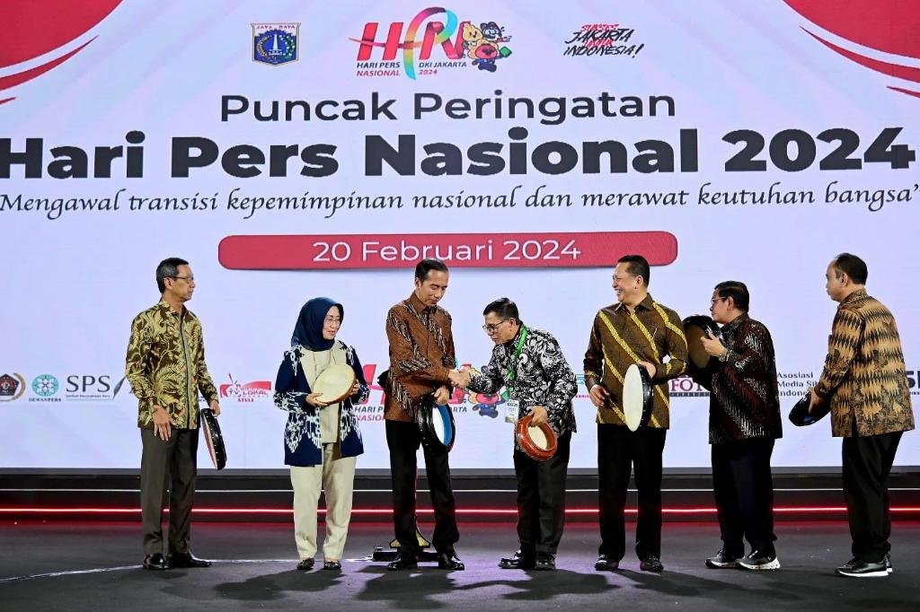 Jokowi Hadiri Peringatan Hari Pers Nasional