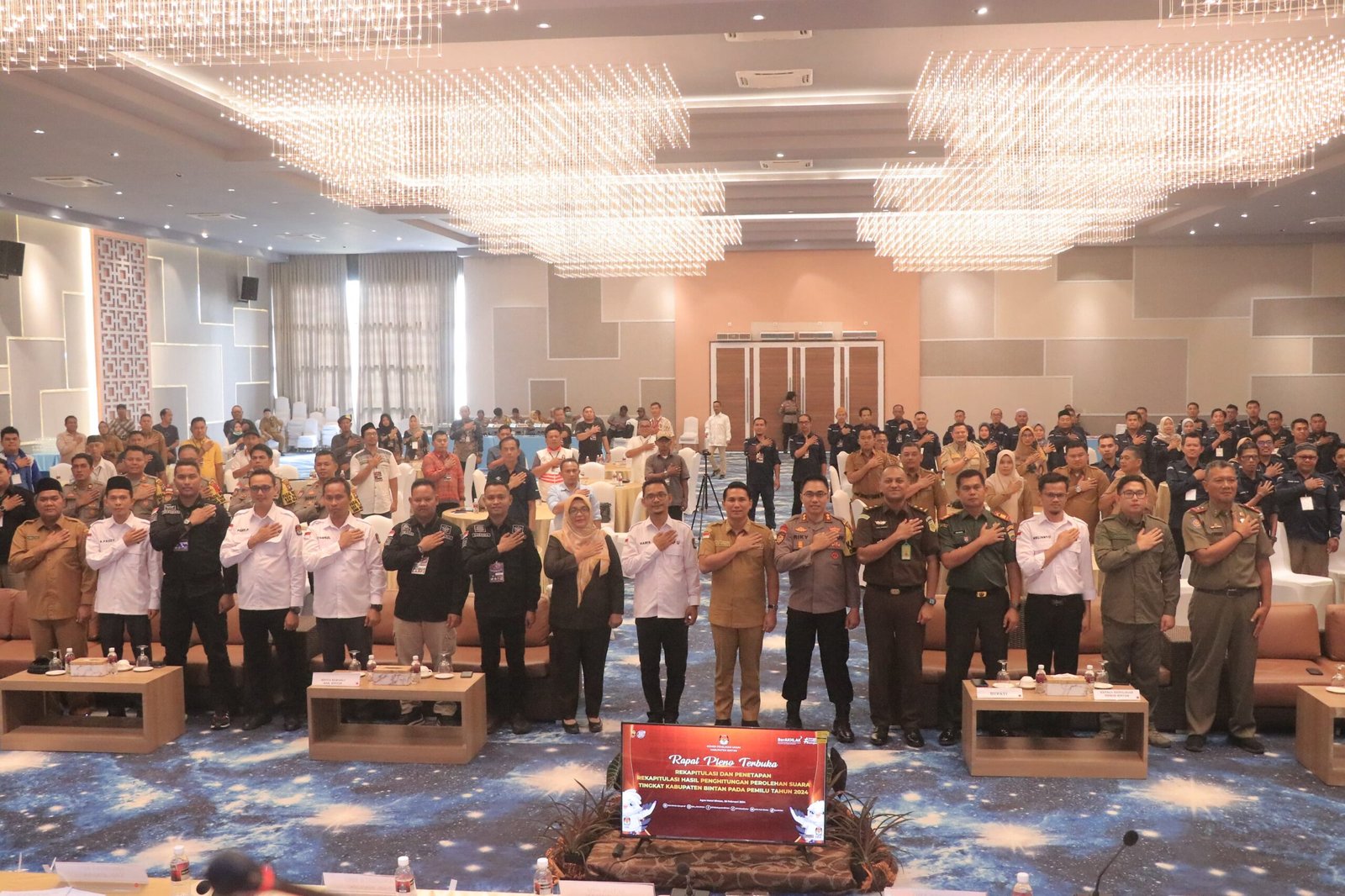 Wabup Bintan Hadiri Rapat Pleno Terbuka Rekapitulasi Perhitungan Suara Pemilu 2024.