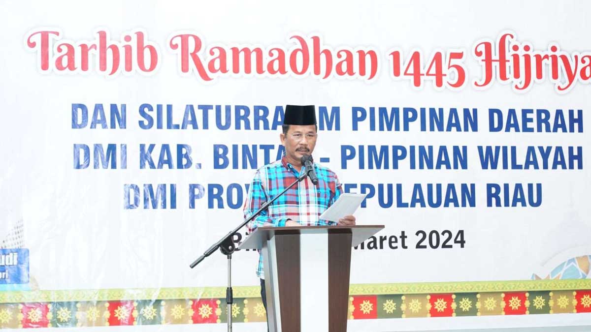 Muhammad Rudi Ajak Masyarakat Bintan Maksimalkan Syiar Islam di Bulan Ramadan