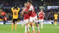 Tumbangkan Wolves 2-0, Arsenal Naik ke Puncak Klasemen