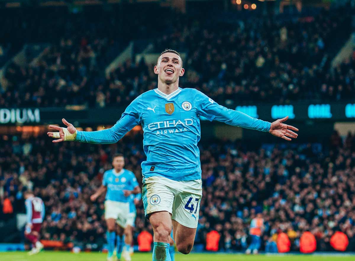 Pesta Gol di Etihad, Hat-trick Phil Foden Benamkan Aston Villa 4-1