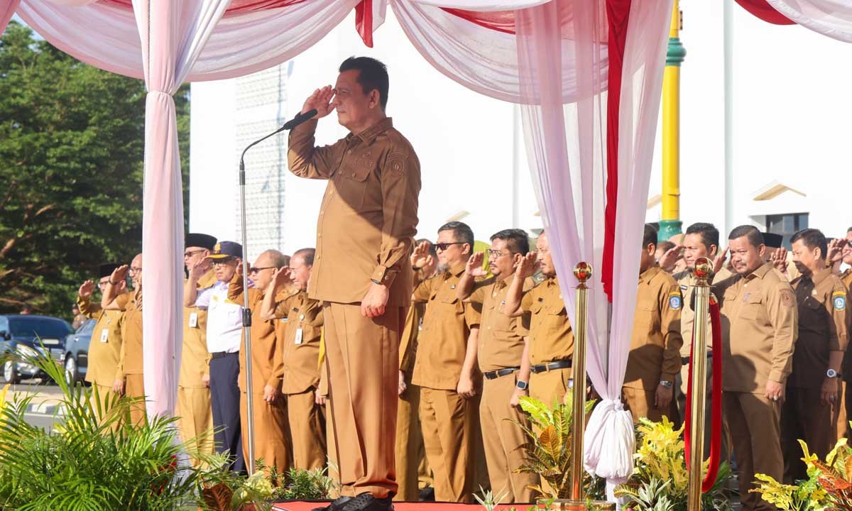 Gubernur Kepri Pimpin Apel Perdana Pasca Libur Idul Fitri