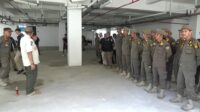 20 Personel Satpol PP Disiagakan di Jalan Gambir, Antisipasi Pedagang Jualan Dipinggir Jalan.