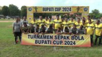 Lahirkan Pemuda Berbakat, Roby Kurniawan Resmi Buka Turnamen Bupati Cup 2024.