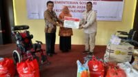 Abiseka Pekanbaru Berikan Bantuan Kepada Disabilitas Tanjungpinang.