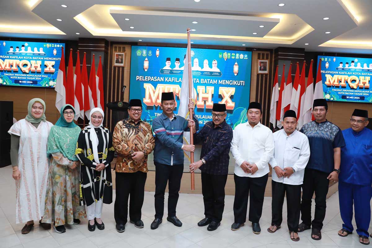 Kafilah Kota Batam Siap Berlaga di MTQH X Kepri 2024, Target Juara Umum