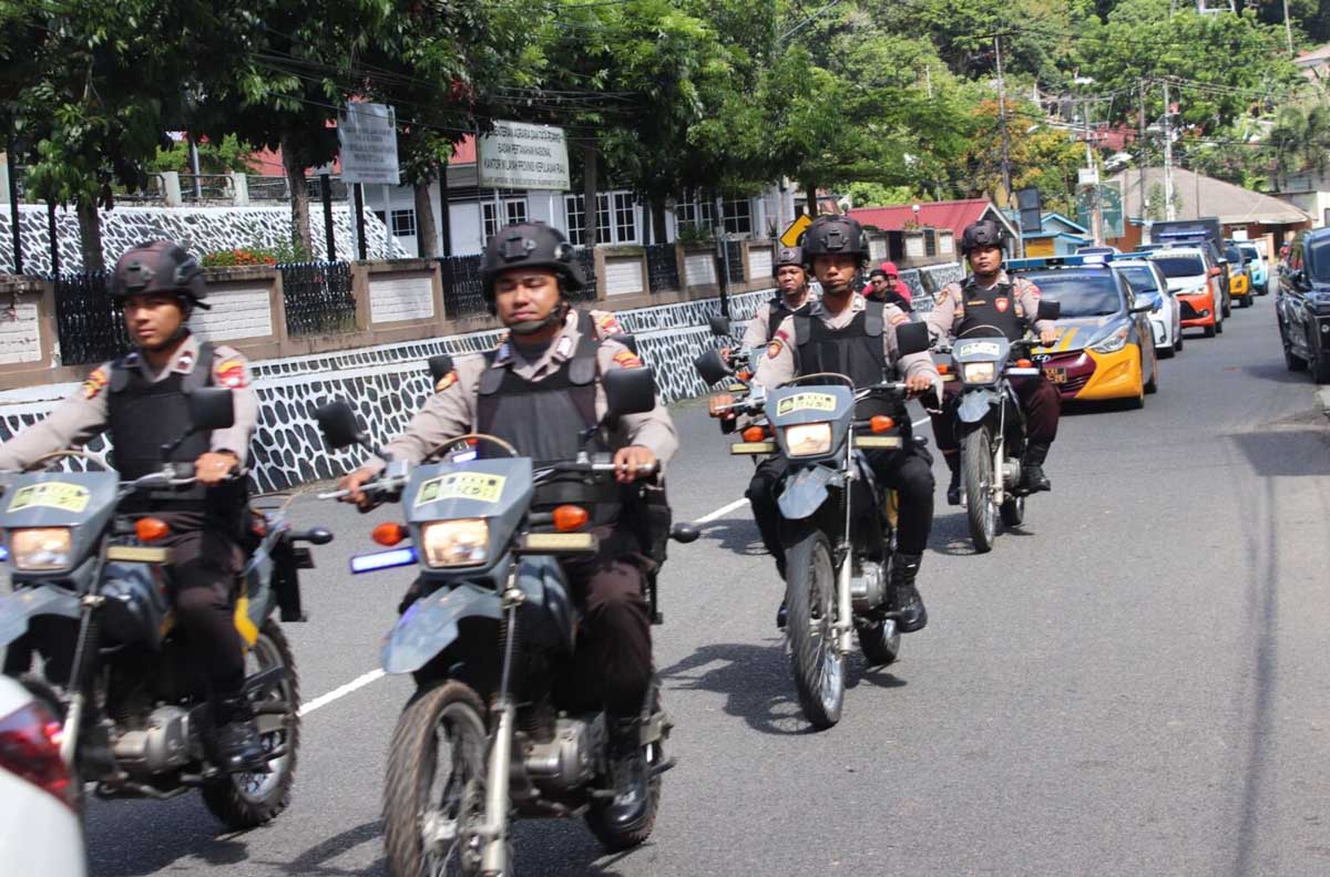 Peringatan May Day, Polresta Tanjungpinang Gelar Patroli Gabungan
