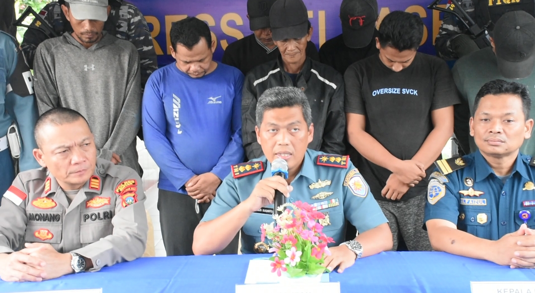 Tujuh Terduga Pencuri Kapal Ditangkap di Perairan Bintan