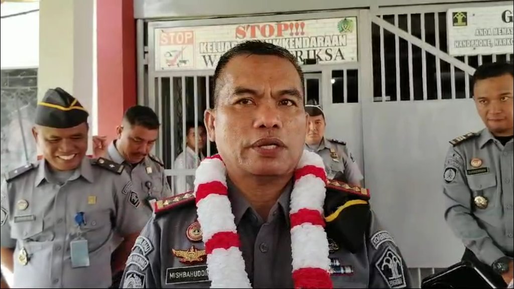 Misbahudin Resmi Jabat Kalapas Kelas IIA Tanjungpinang.