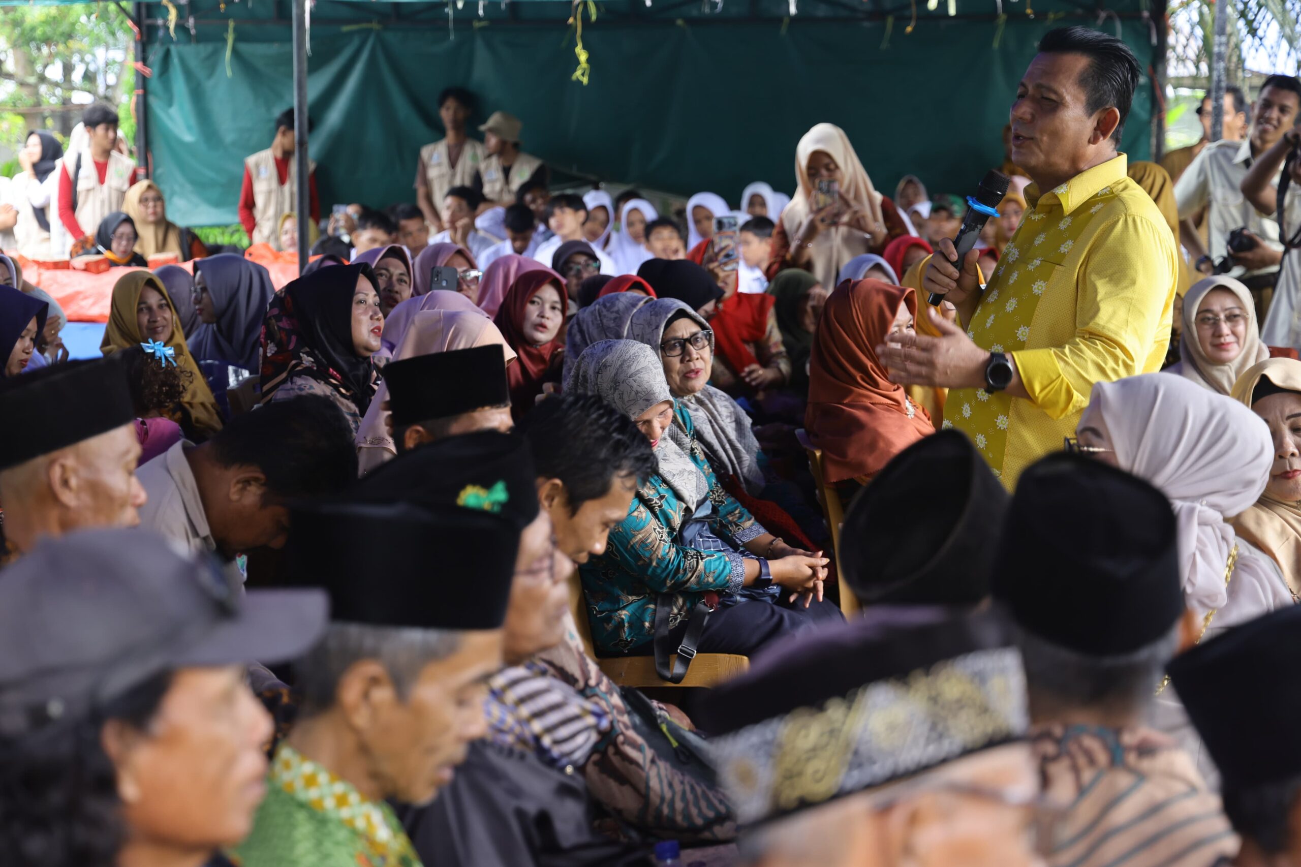 Gubernur Kepri Bersilaturahmi dengan Masyarakat Selat Gelam Karimun.