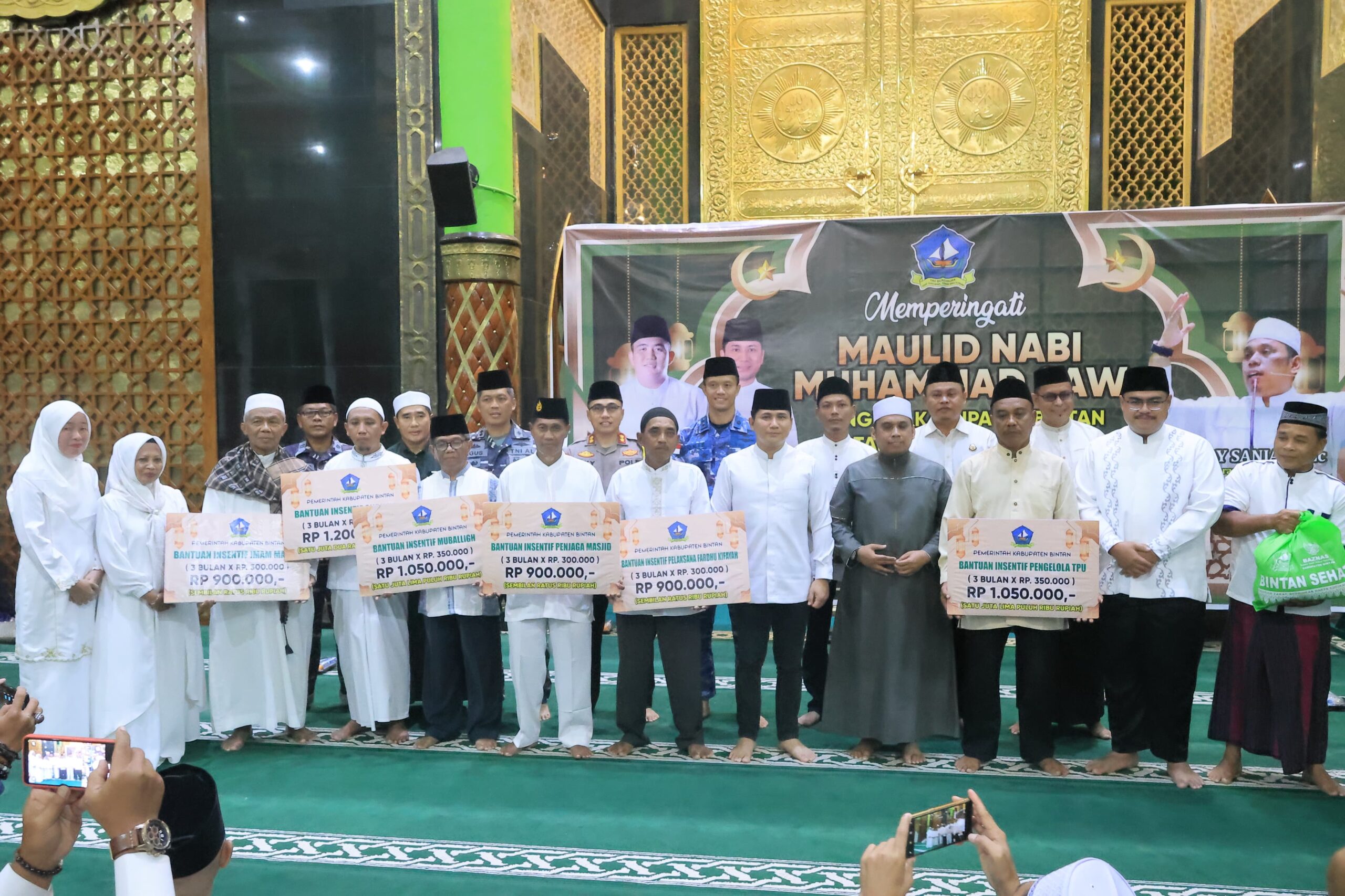 Tabligh Akbar Maulid Nabi 1446 H, Wabup Bintan : Nabi Itu Teladan di Semua Sisi Kehidupan.
