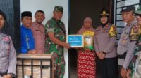 Polsek Tanjungpinang Barat Beri Bantuan untuk Warga Terdampak Angin Kencang.