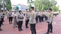 Jelang Pilkada 2024, Kapolres Karimun Cek Kesiapan Pribadi Personel.