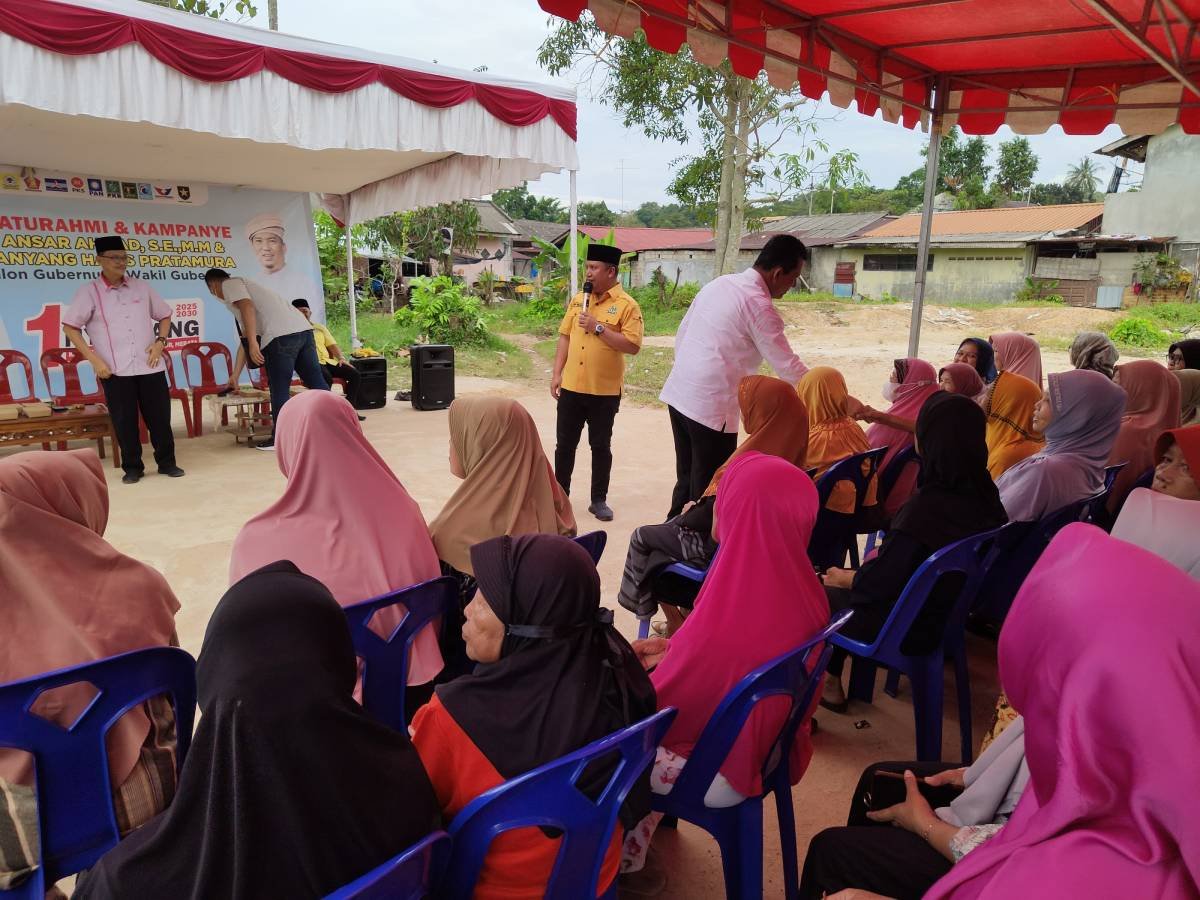 TJA Ajak Masyrakat Kampung Kolam Dukung Penuh Paslon Pilgub Ansar Ahmad - Nyangyang.