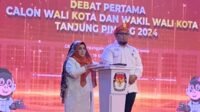 Visi-Misi Paslon Rahma-Rizha Hafizh di Debat Perdana Pilkada Tanjungpinang.