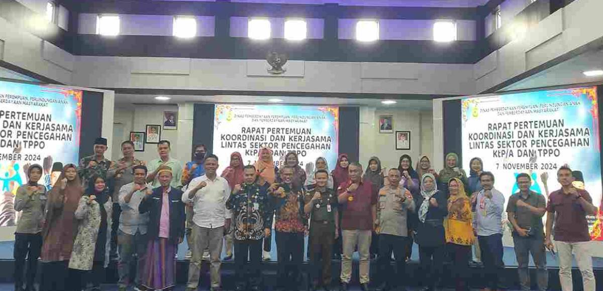 Cegah Kekerasan dan TPPO, DP3APM Tanjungpinang Gelar Rakor Bersama Lintas Sektoral.