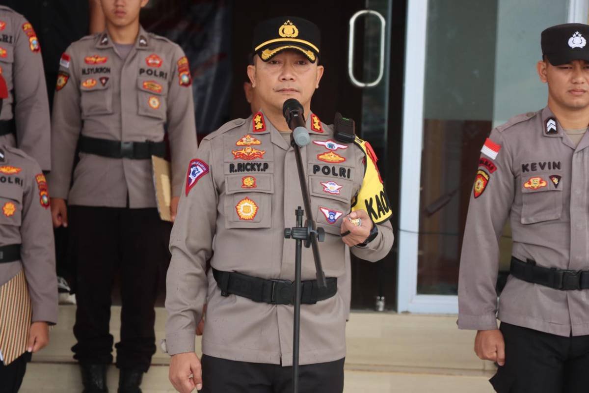 Dukung Ketahanan Pangan Nasional, Polres Anambas Siapkan Lahan untuk Pertanian.