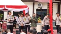 Jelang Pilkada 2024, Polres Bintan Gelar Simulasi Pengamanan TPS.