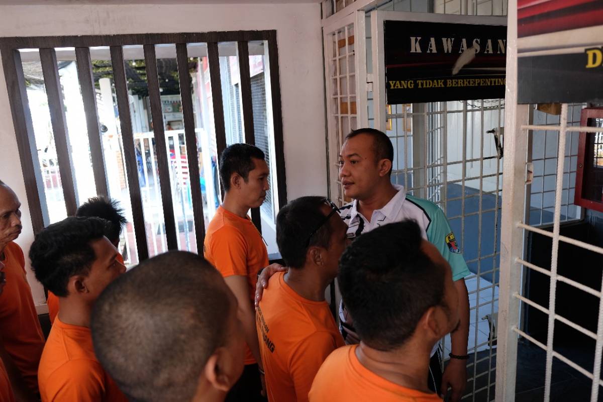 Rutan Tanjungpinang Pindahkan 20 Warga Binaan ke Lapas Batam.