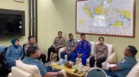 Kapolres Bintan Silaturahmi Bersama Kafasharkan Mentigi Lantamal IV.