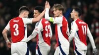 Arsenal Raih Kemenangan Ketiga Beruntun di Liga Champions, Bungkam Dinamo Zagreb 3-0