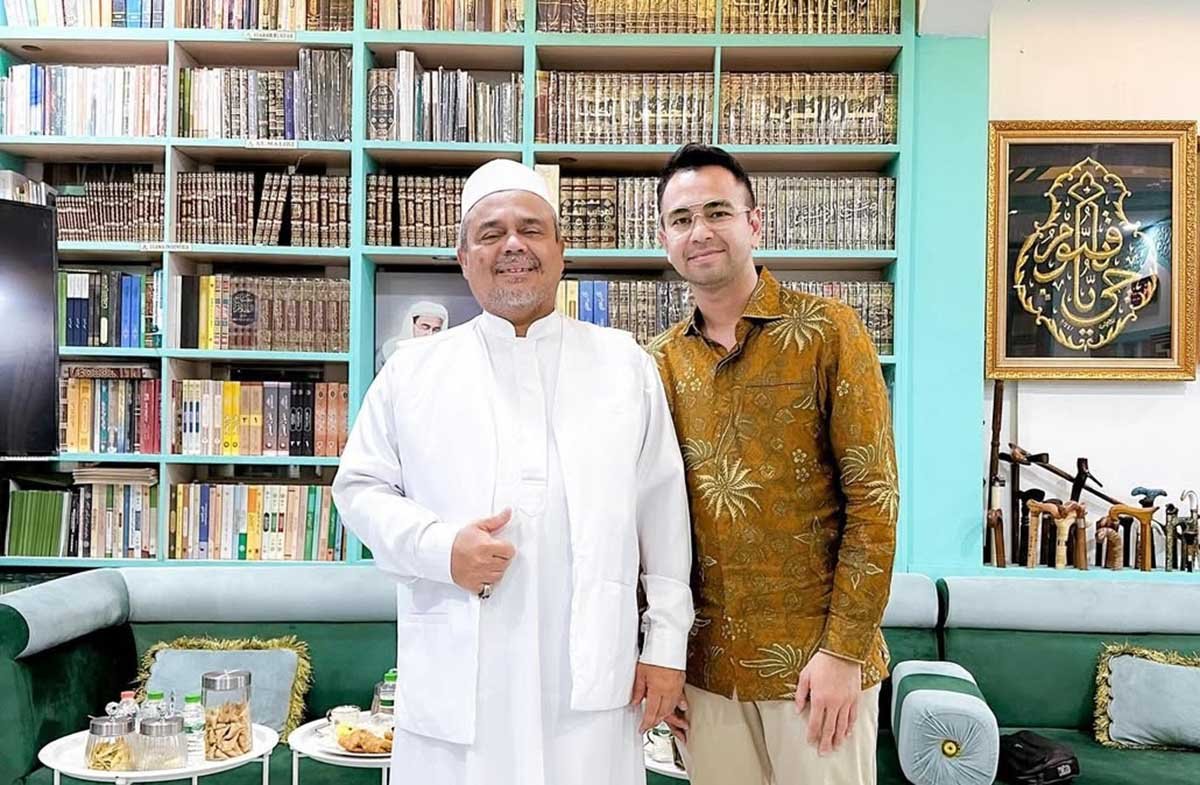 Raffi Ahmad Temui Habib Rizieq, Bahas Peran Generasi Muda Bangun Bangsa