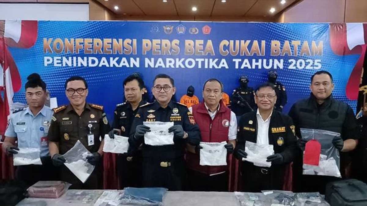 Bea Cukai Batam Gagalkan Penyelundupan Narkoba, Ibu Rumah Tangga Ditangkap