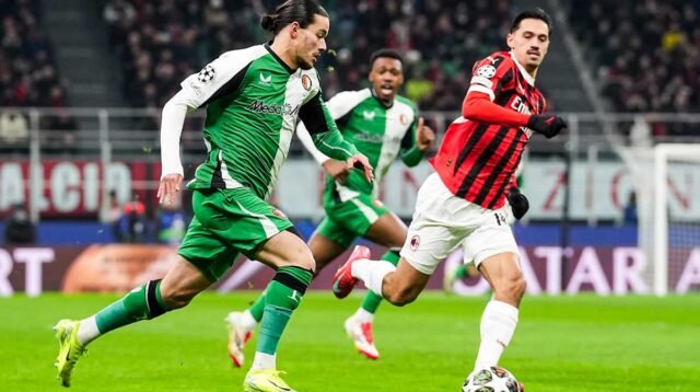 AC Milan Tersingkir dari Liga Champions, Feyenoord Lolos ke 16 Besar