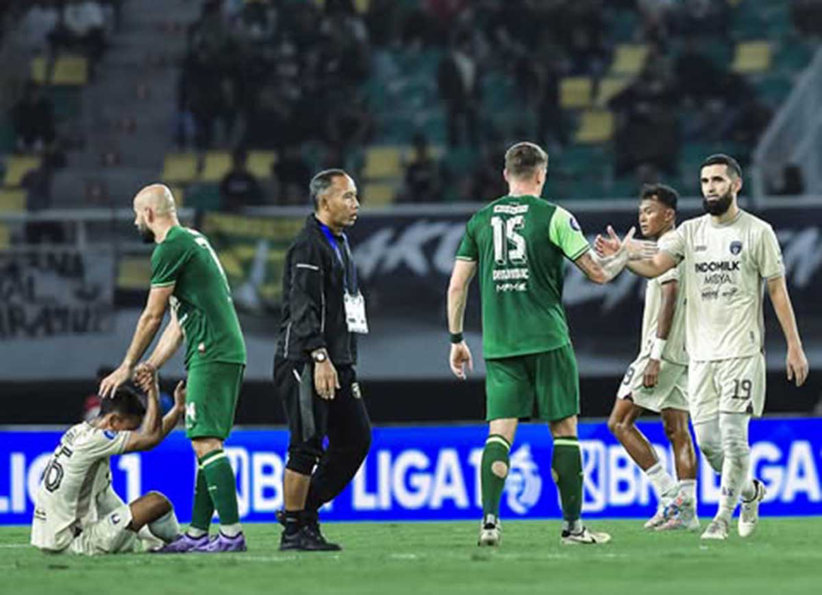 Persebaya Tertahan, Persita Tangerang Curi Poin di Gelora Bung Tomo
