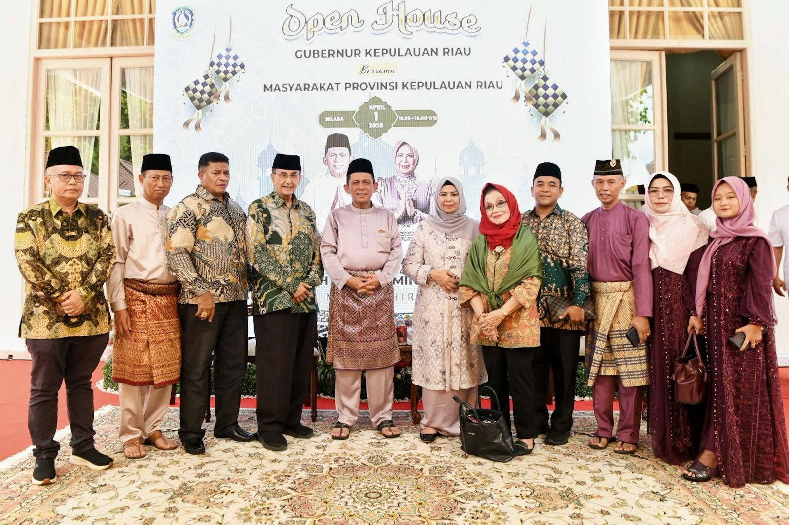 Gubernur Ansar Gelar Open House Idul Fitri 1446 H