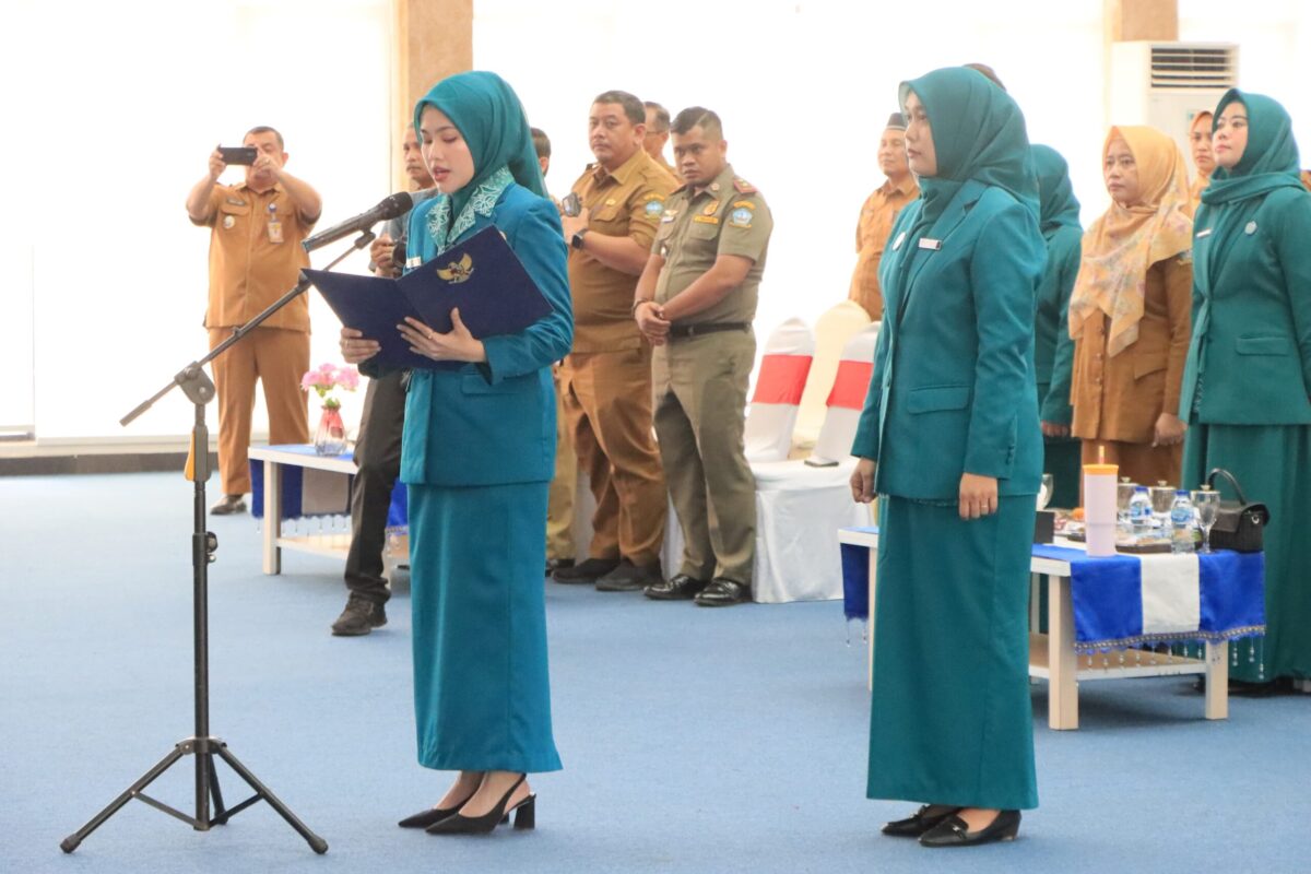 Hafizha Rahmadhani Lantik Ketua TP PKK dan Posyandu se-Bintan Periode 2025–2030