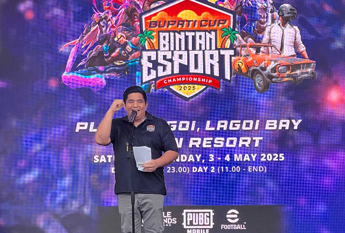 Resmi Dibuka, Bupati Cup E-Sport Championship di Bintan Banjir Peserta dan Hadiah