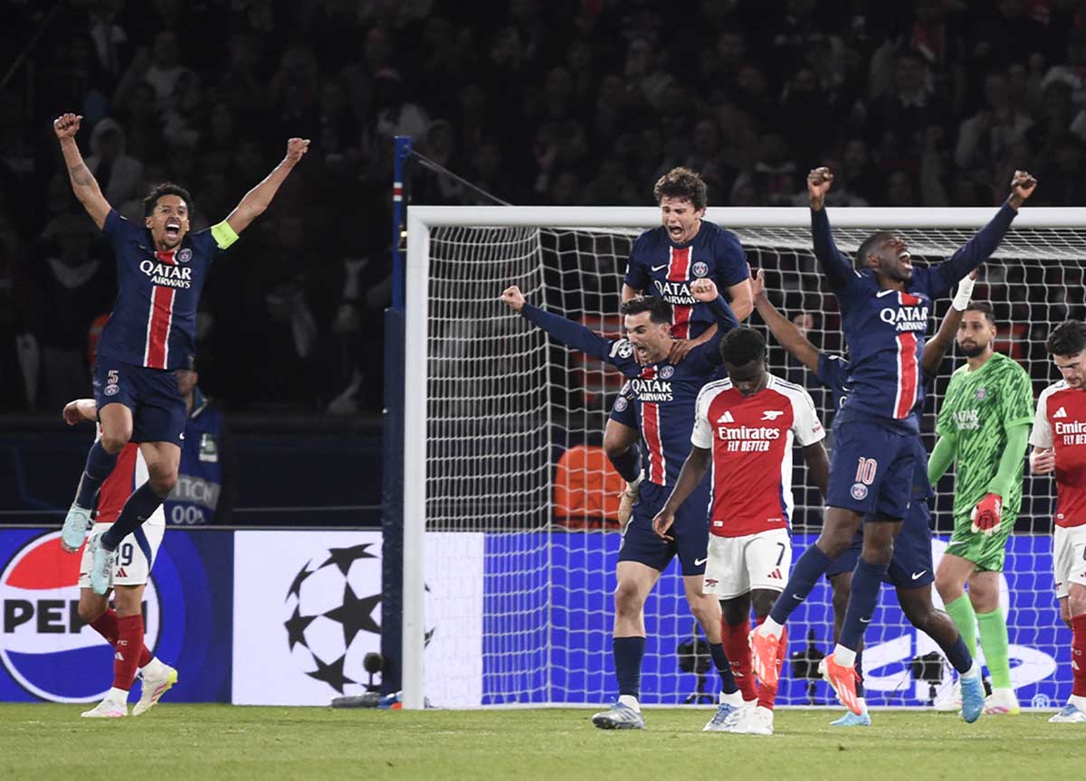 Arsenal Gugur, Paris Saint Germain Melaju ke Final Liga Champions