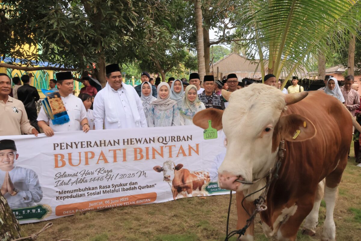 Presiden Prabowo Kurban Sapi Super di Bintan, Bupati Roby: Terima Kasih untuk Kepedulian Ini