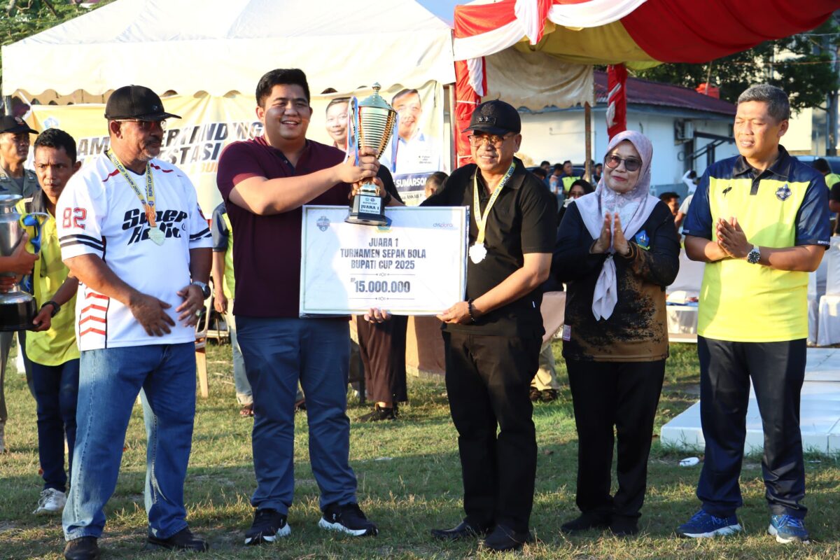 Busung FC Juara Lagi, Pertahankan Trofi Bupati Cup Bintan 2025