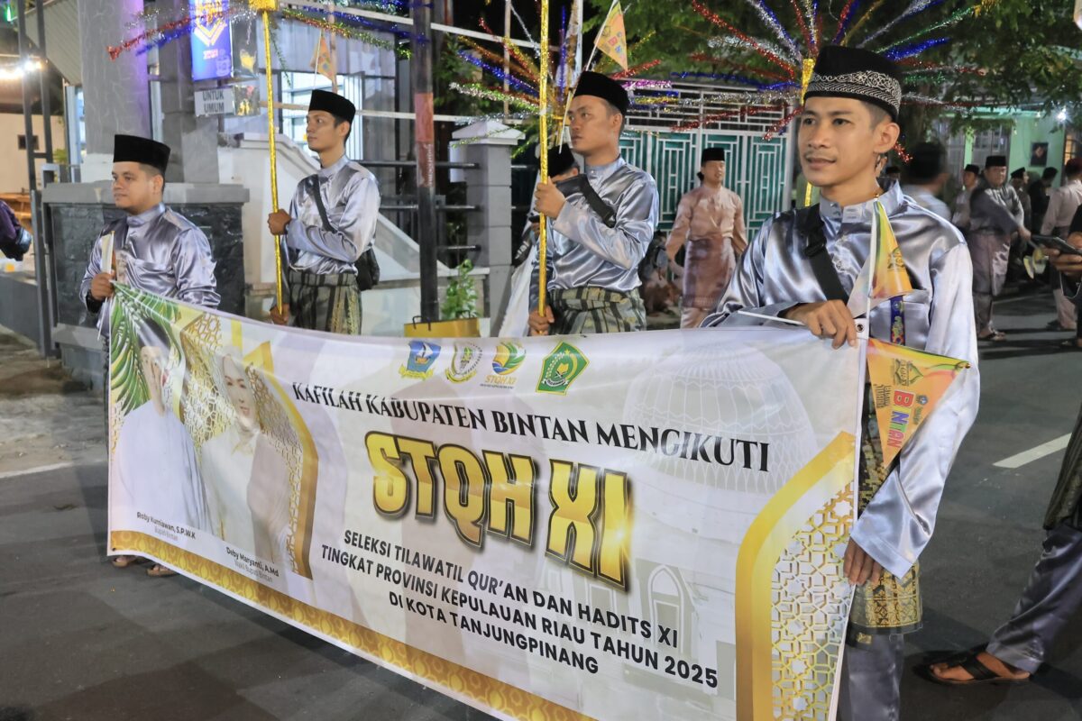Meriahkan STQH XI Kepri, Kafilah Bintan Tampil Penuh Warna dan Semangat Juara