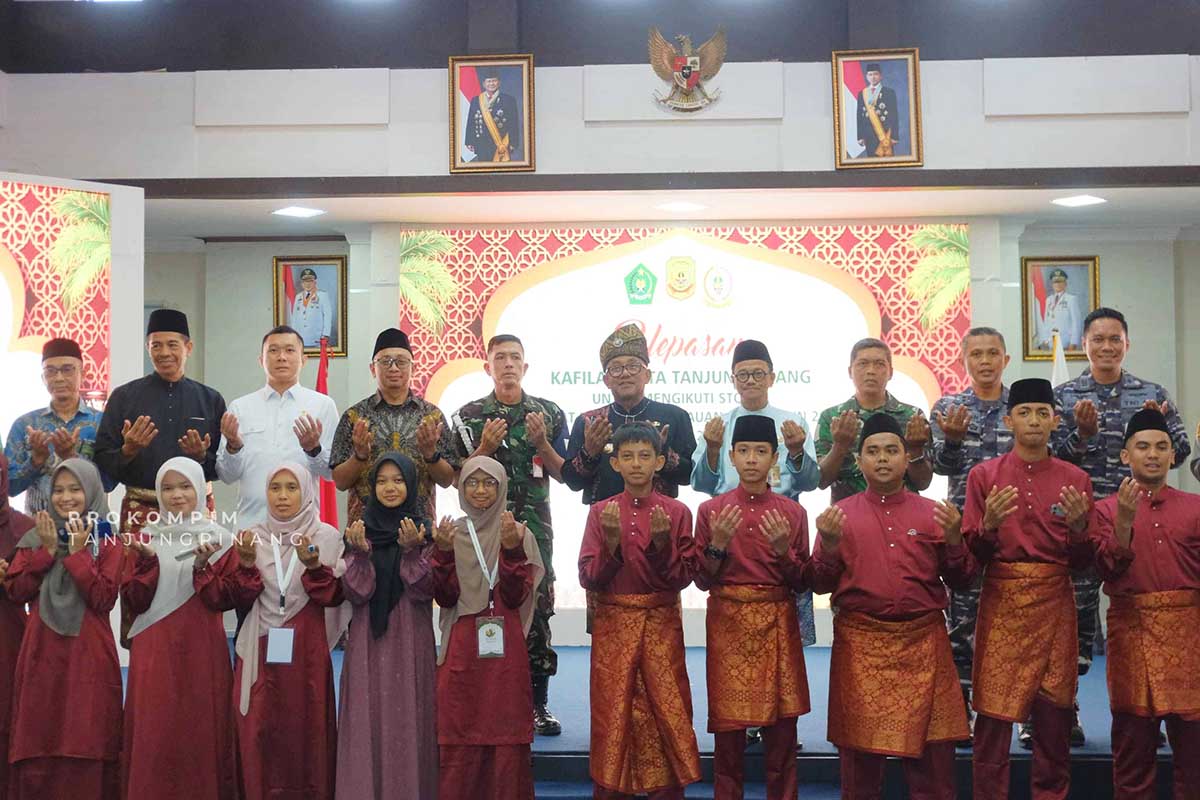 Berangkat ke STQH 2025, Kafilah Tanjungpinang Dapat Bekal Semangat dari Wali Kota
