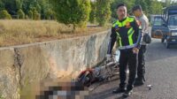 Kecelakaan Maut di Tanjungpinang, Motor Tabrak Beton, Dua Orang Meninggal Dunia