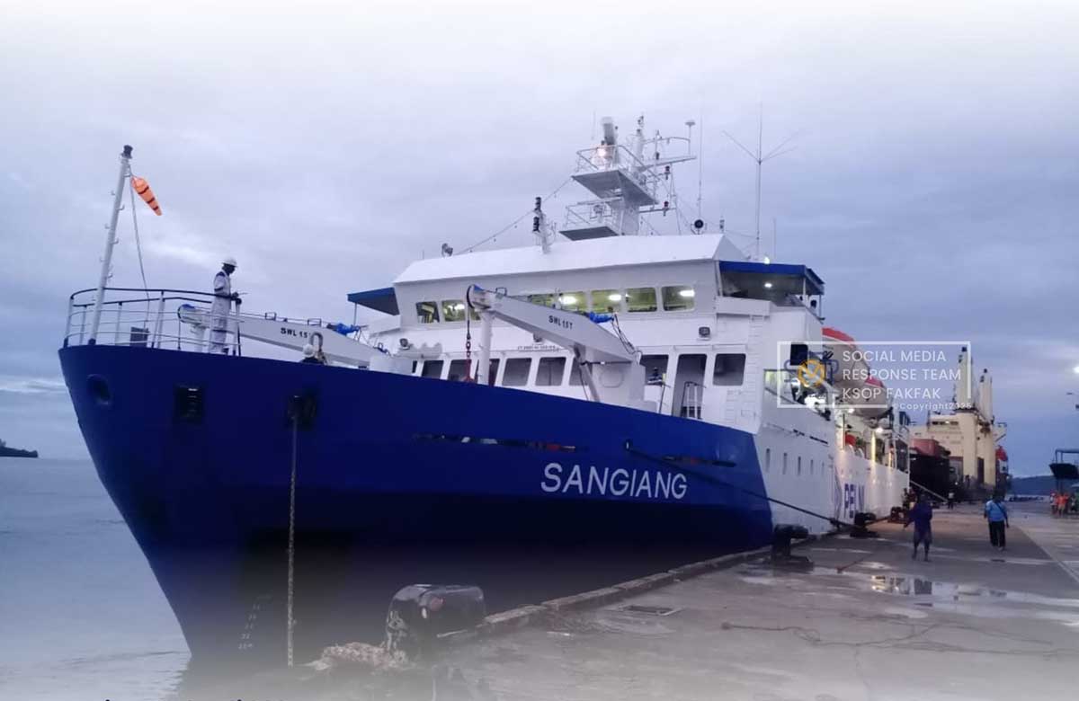 Jadwal Kapal Pelni KM Sangiang Tanggal 11 – 23 Juli 2025