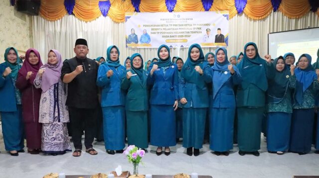 PKK dan Posyandu Toapaya Resmi Dilantik, Hafizha Tekankan Sinergi untuk Kesejahteraan Warga