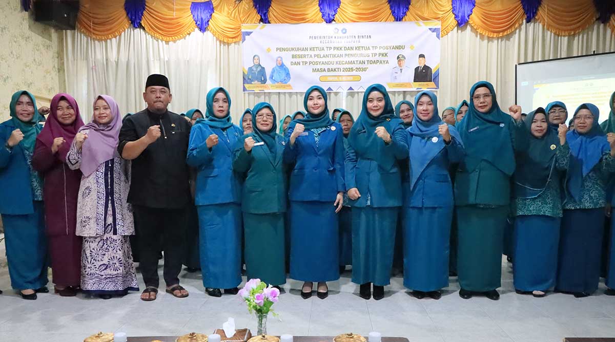 PKK dan Posyandu Toapaya Resmi Dilantik, Hafizha Tekankan Sinergi untuk Kesejahteraan Warga