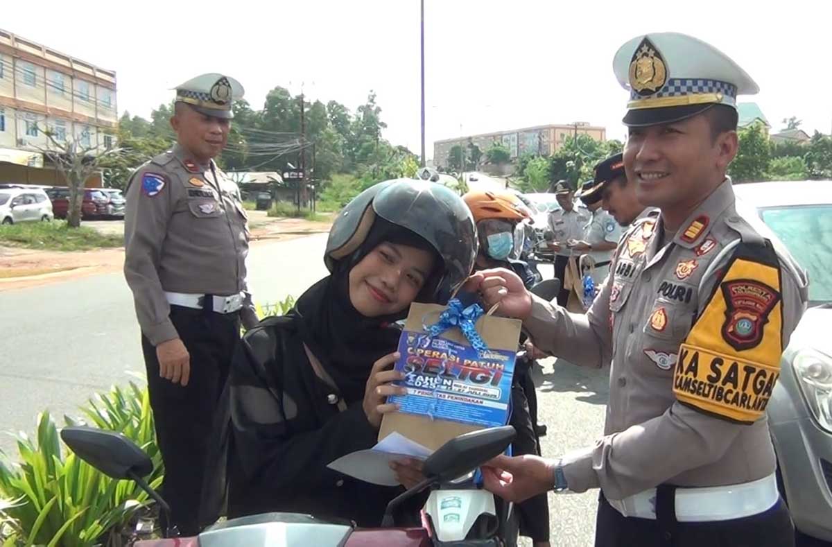 Tertib di Jalan? Satlantas Polresta Tanjungpinang Siapkan Hadiah untuk Anda